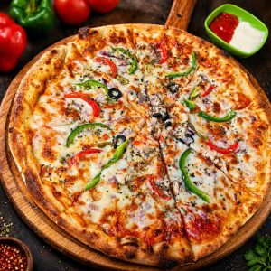 chicken cheese pizza